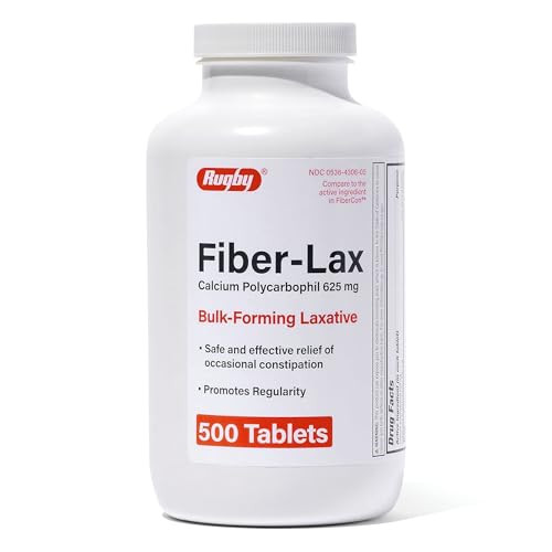 Rugby Fiber-Lax Tablets 625 Mg - Fiber Tablets
