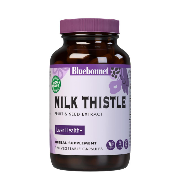 Bluebonnet Nutrition Milk Thistle Fruit & Seed Extract, Liver Health*, Non-GMO