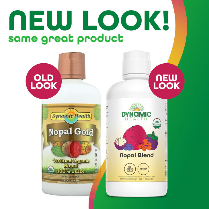 Dynamic Health Nopal Gold, Organic, No Additives, Antioxidant Support, Vegan