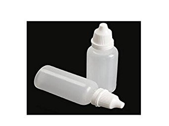 erioctry 10Pcs 50ml Empty Refillable Portable Plastic Squeezable Dropper Bottle Cosmetic Makeup Packaging Essential Oil Containers with Screw Lid and