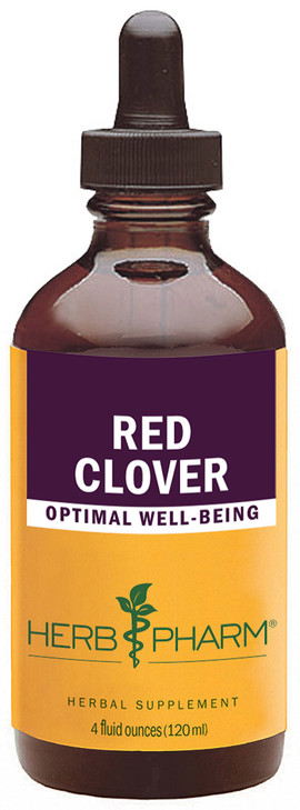 Herb Pharm Certified Organic Red Clover Liquid Extract - 4 Ounce