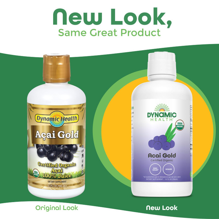 Dynamic Health Acai Gold - Organic Acai 100% Juice