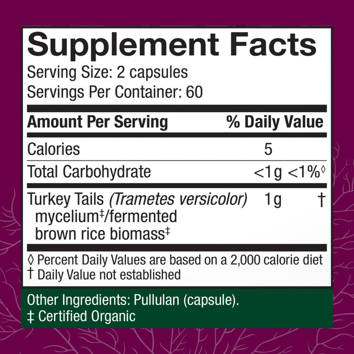 Host Defense Turkey Tail Capsules