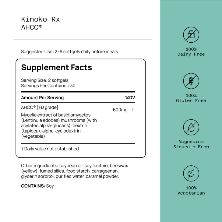 Quality of Life Ahcc Rx, 0.03 Pound