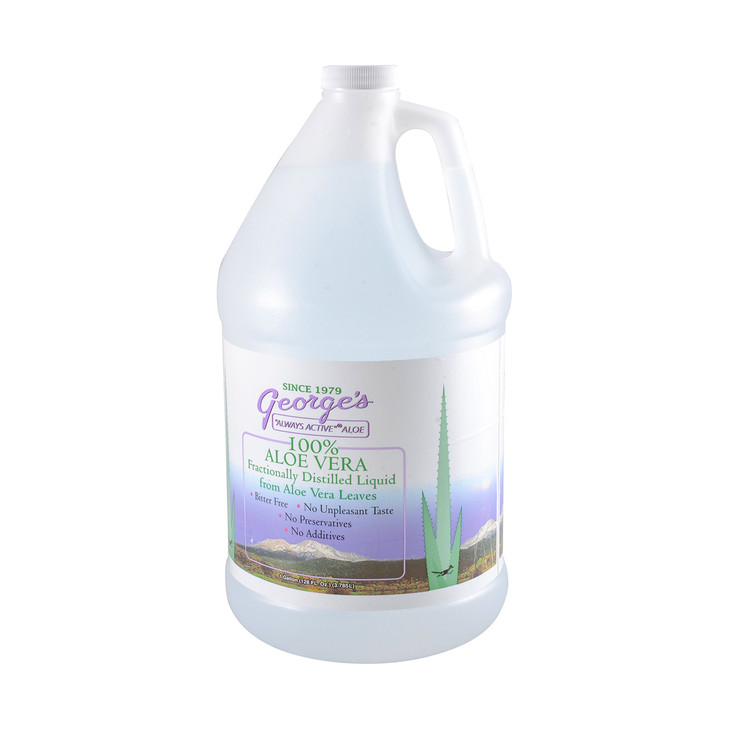 George's Aloe Vera Liquid Supplement, 128 oz