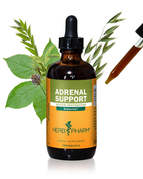 Herb Pharm Adrenal Support Liquid Herbal Formula with Eleuthero and Licorice