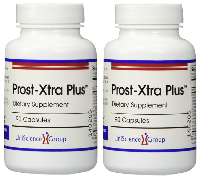 Prost-Xtra Plus (2 Bottle kit) with Rye Grass, 300mg Plant Sterols, Saw