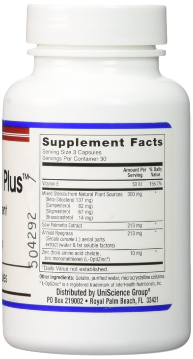 Prost-Xtra Plus (2 Bottle kit) with Rye Grass, 300mg Plant Sterols, Saw