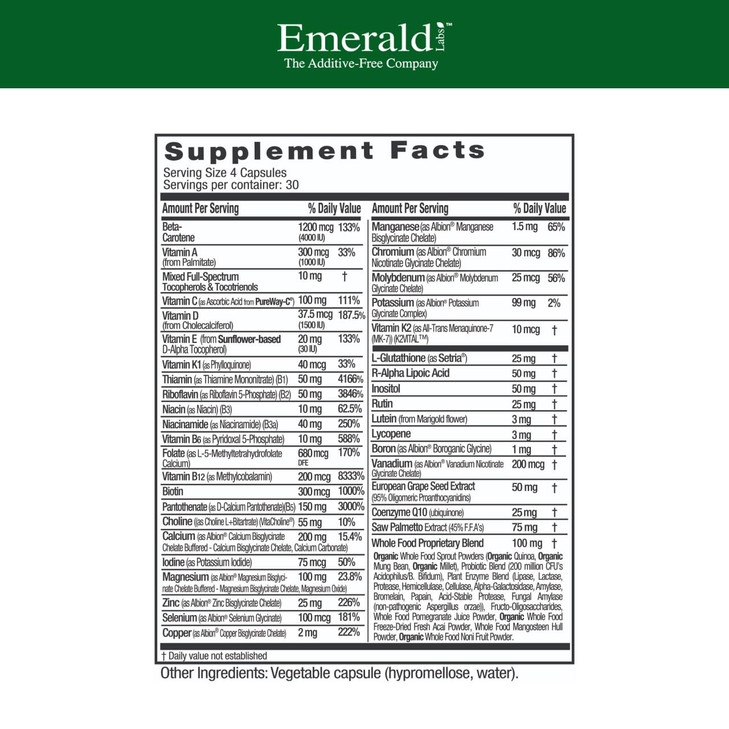 EMERALD LABS Men's 45+ Clinical Multi