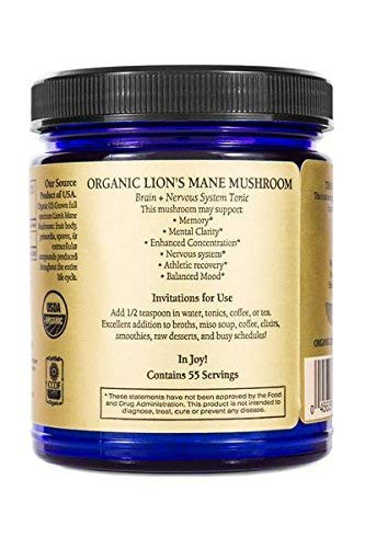 Sun Potion Lions Mane (Organic) - Mind Power Mushroom (100g)