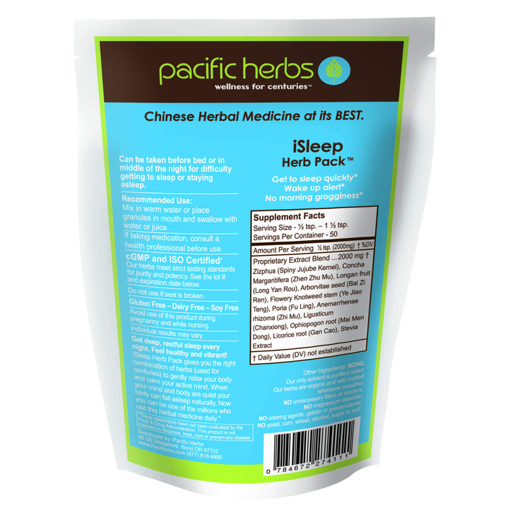 Pacific Herbs Natural Sleep Supplement Herb Extract