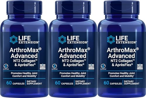 Life Extension ArthroMax Advanced with NT2 Collagen & ApresFlex, 60 Capsules