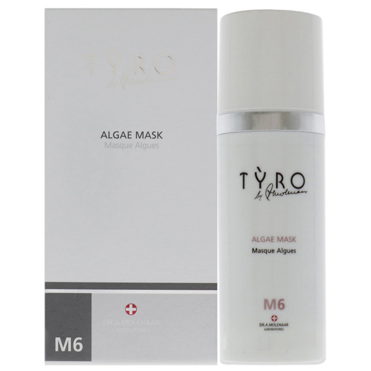 TYRO Algae Face Mask - Hydrating And Restoring Mask For Face, Neck And Décolleté - Contains Algae Extract - Rich In Antioxidants Which Help Protect S