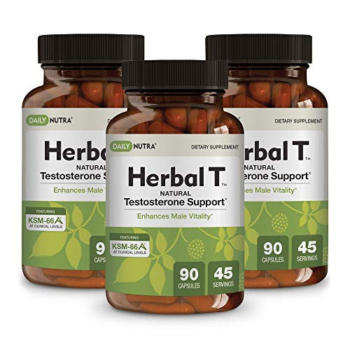DailyNutra Herbal T Mens Health Formula Supplement for Endurance, Vitality, &