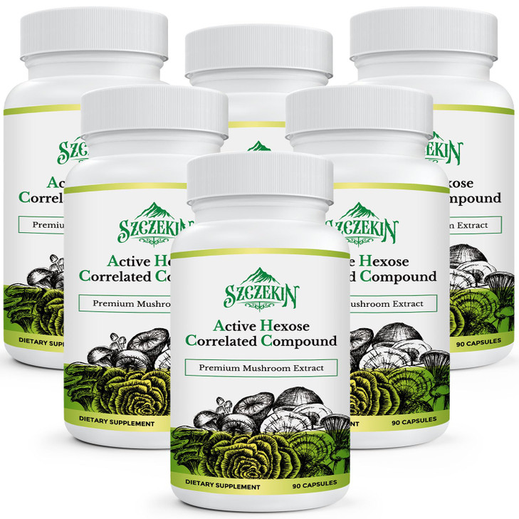 Active Hexose Correlated Compound 1500 mg Supplement, Natural 8 Mushroom Extract