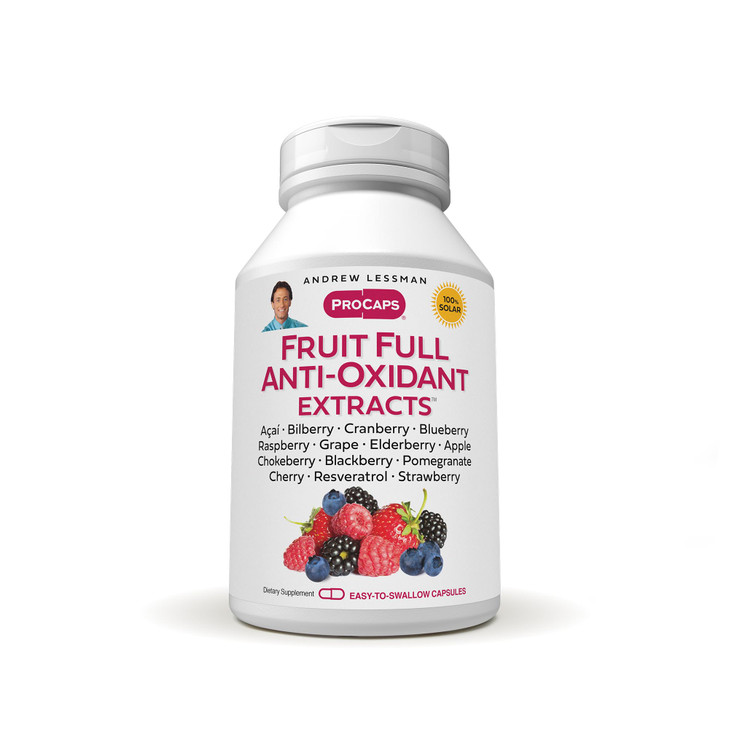 ANDREW LESSMAN Fruit Full Anti-Oxidant Extracts 360 Capsules