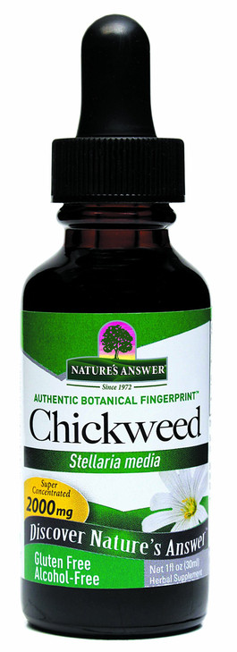 Nature's Answer Alcohol-Free Chickweed Stelleria Media 2000mg 1oz Extract