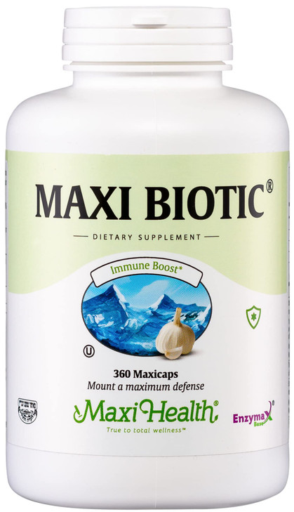 Maxi Health - Maxi Biotic Aged Garlic Extract Capsules (360 Count)