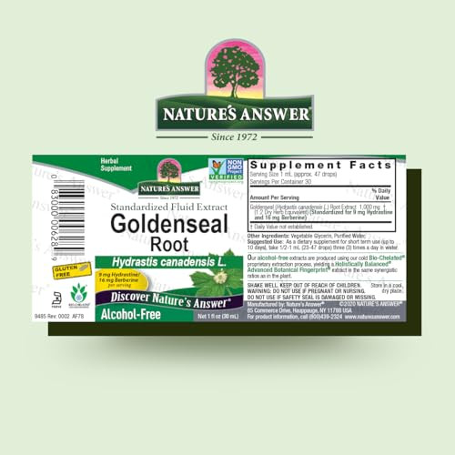 Nature's Answer Goldenseal Root - Herbal Supplement