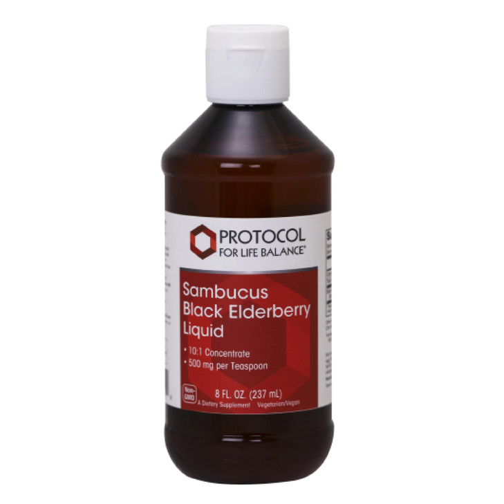 Protocol Sambucus Black Elderberry Liquid - 500 mg Black Elderberry