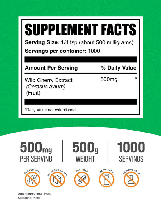 BulkSupplements.com Wild Cherry Extract Powder