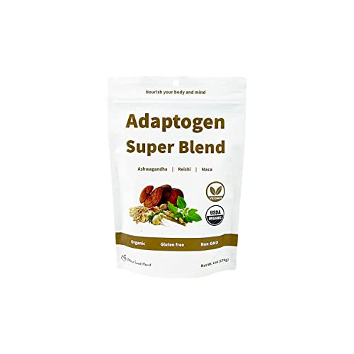 Cherie Sweet Heart Adaptogen Super Blend, USDA Organic, Maca + Reishi +