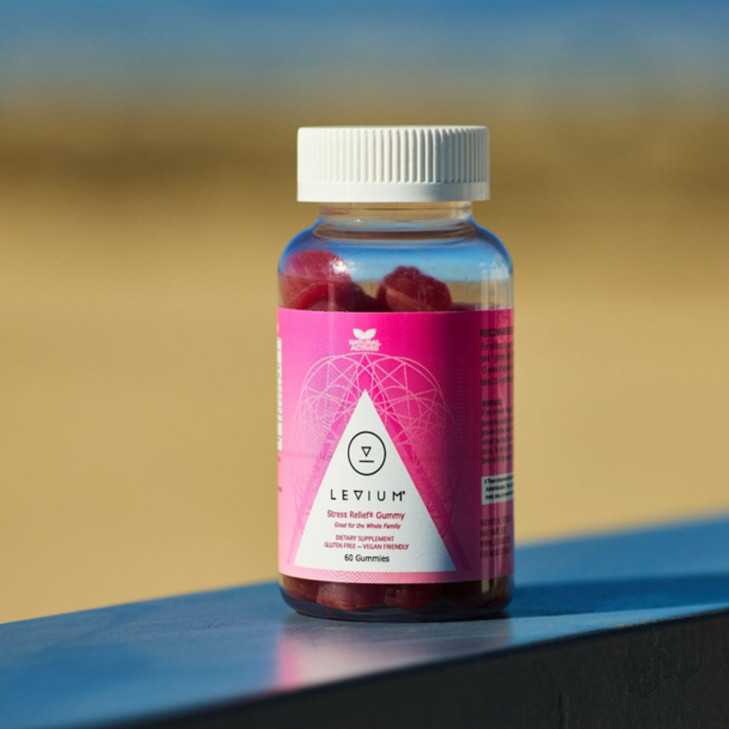 Levium Calming Stress Relief Gummies - Natural Mood Boosting Vitamin Supplement