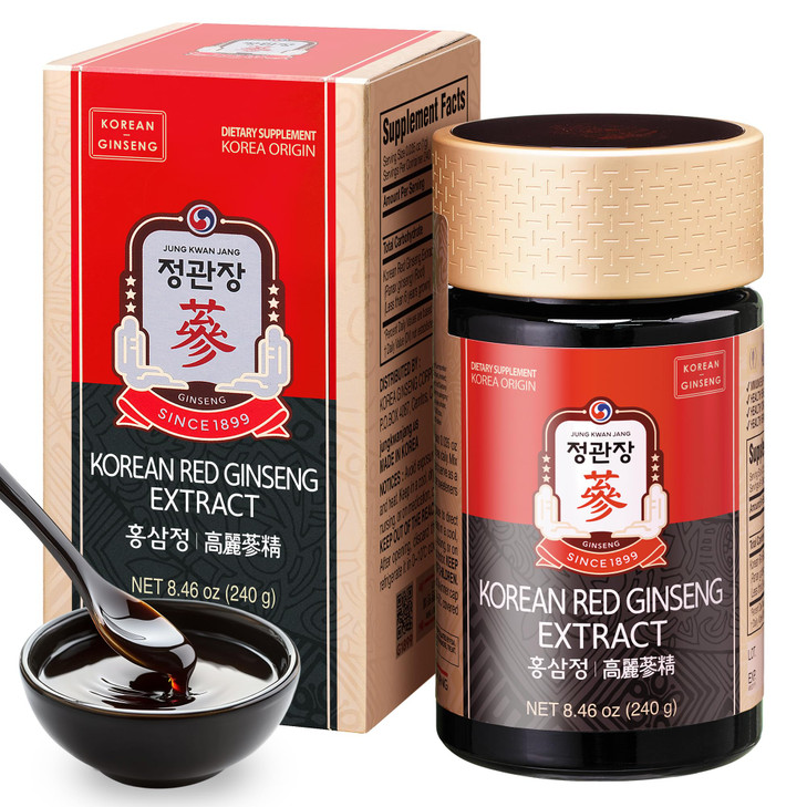JUNG KWAN JANG Korean Red Panax Ginseng Extract Extra Strength, Energy Boost