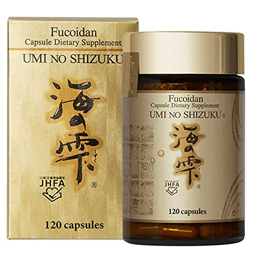 UMI NO SHIZUKU Fucoidan Capsule Pure Seaweed Extract Enhanced with Agaricus