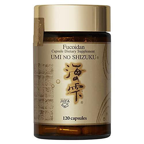 UMI NO SHIZUKU Fucoidan Capsule Pure Seaweed Extract Enhanced with Agaricus
