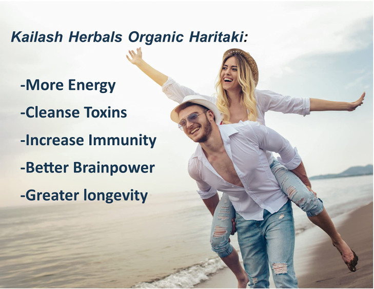 Kailash Herbals Organic Haritaki Capsules - Improves Digestion