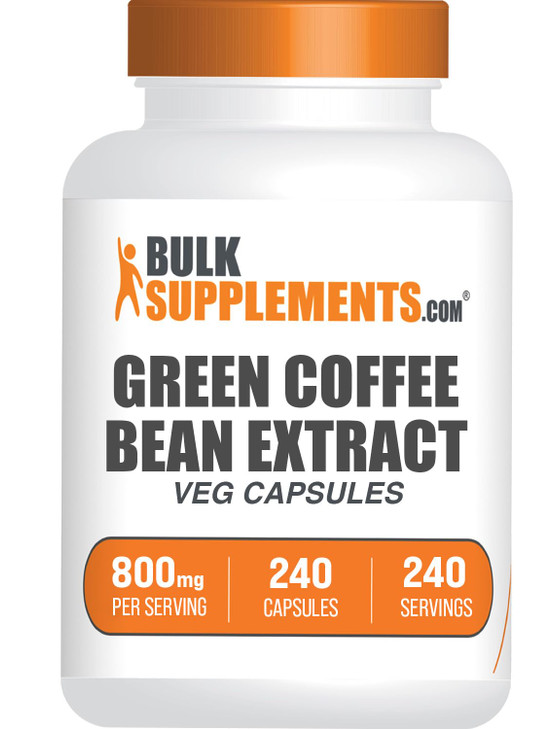 BulkSupplements.com Green Coffee Bean Extract Capsules
