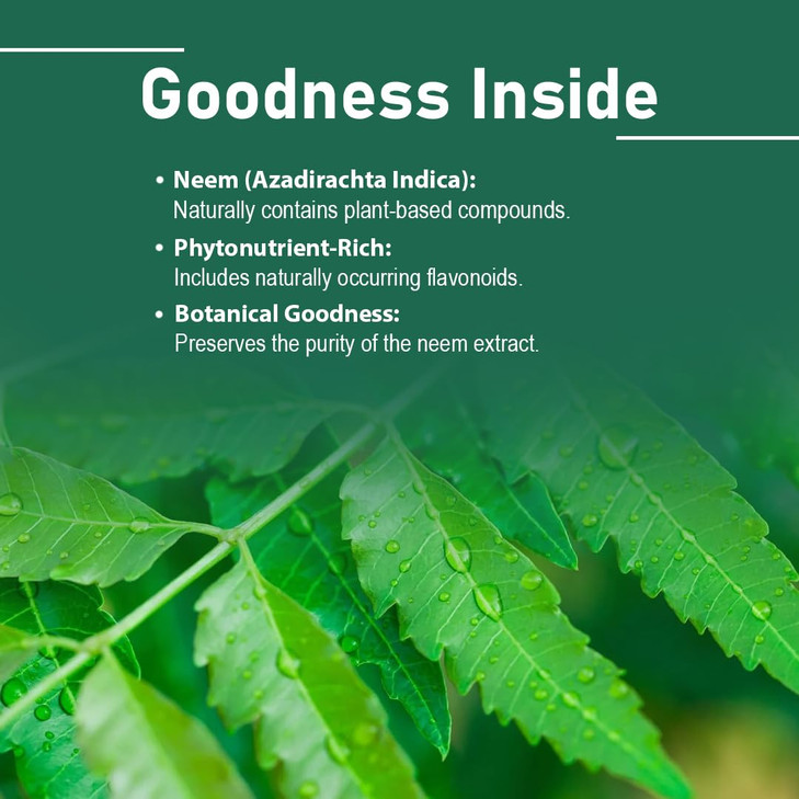 Mi Nature Neem Tablets - 100% Pure & Natural - 500mg