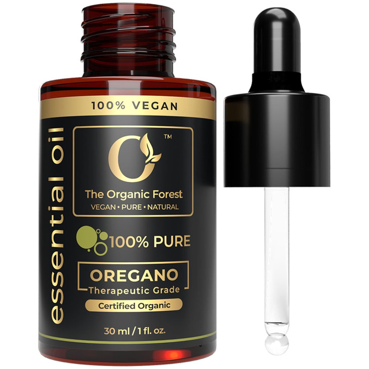 Plant Based Oregano Essential Oil - Oil of Oregano Drops for Skin & Hair Care