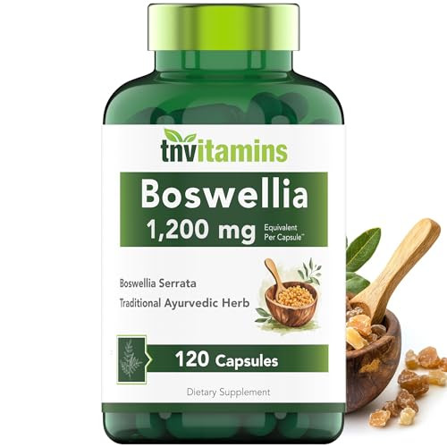 tnvitamins Boswellia Extract Capsules, 120 Count