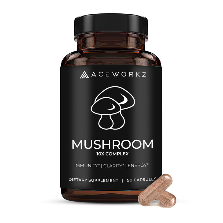 ACEWORKZ Mushroom Complex Supplement 14,500mg