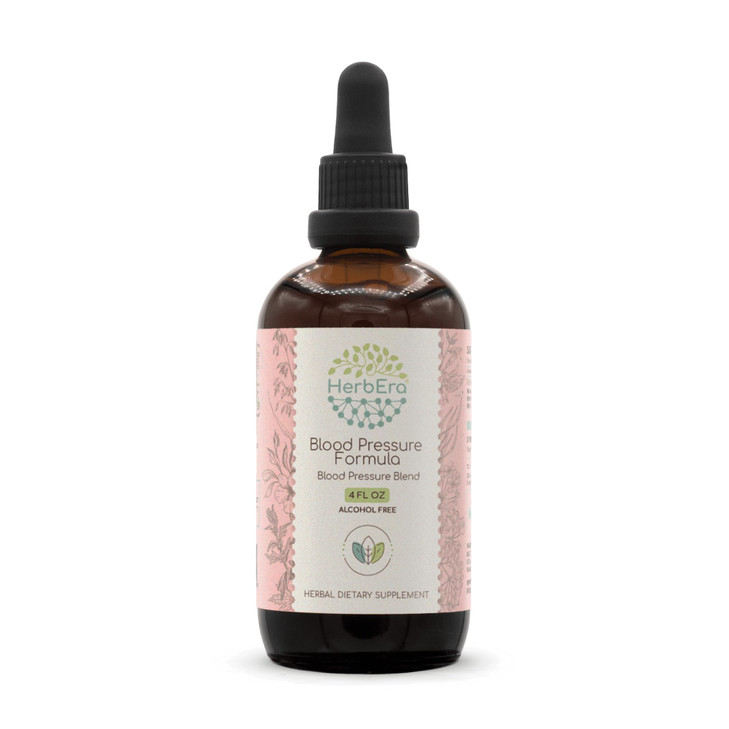 HerbEra Blood Pressure Formula B120 Alcohol-Free Extract Tincture: Hawthorn