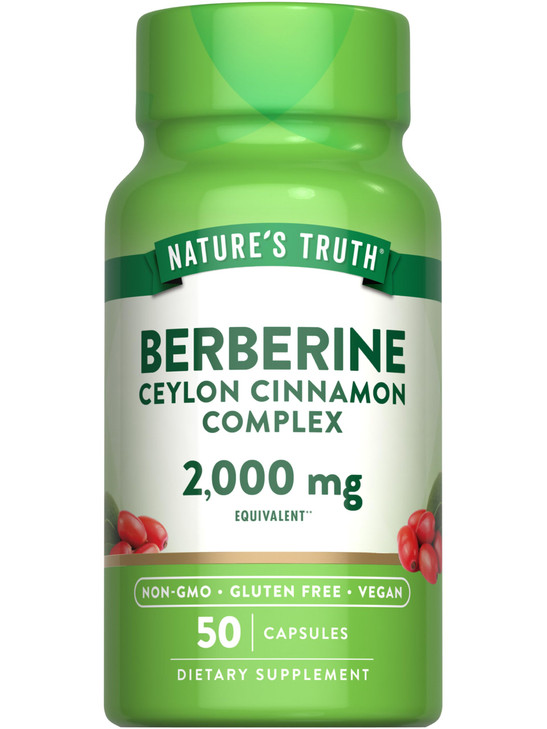 Nature's Truth Berberine with Ceylon Cinnamon Complex