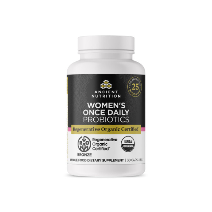 Ancient Nutrition Regenerative Organic Certified Probiotics for Women