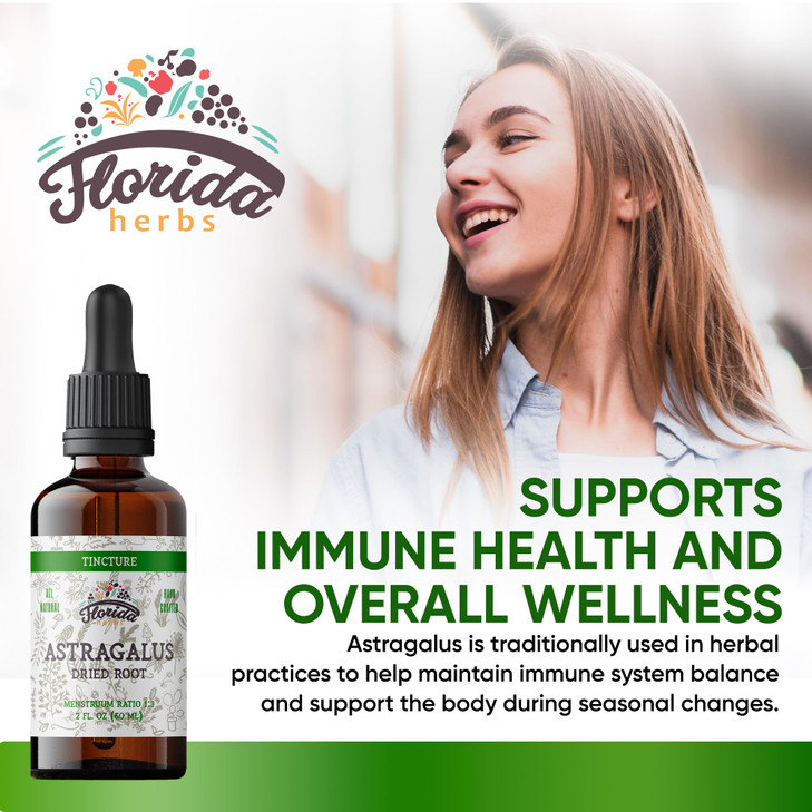 Astragalus Tincture, Organic Astragalus Extract (Astragalus membranaceus) Herbal
