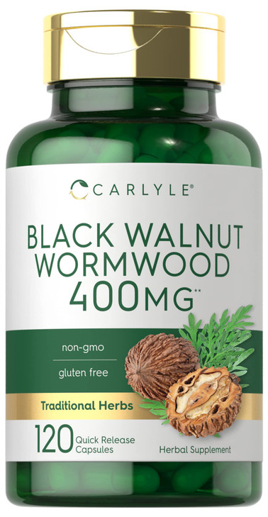 Carlyle Wormwood Black Walnut - 120 Capsules - Herbal Complex