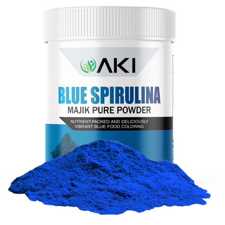 AKI E18 Grade Blue Spirulina Powder Pack