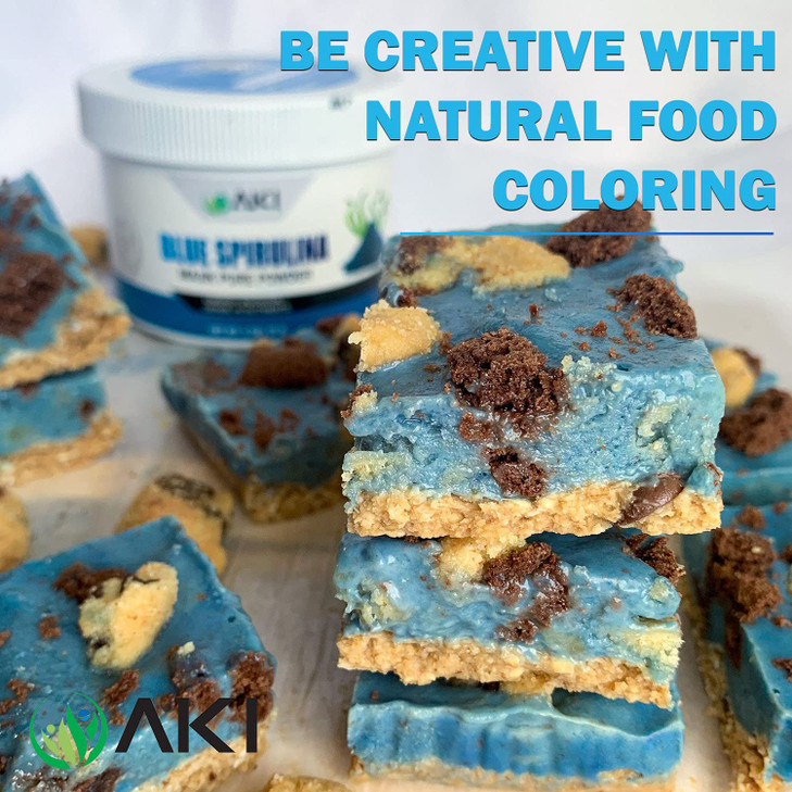 AKI E18 Grade Blue Spirulina Powder Pack