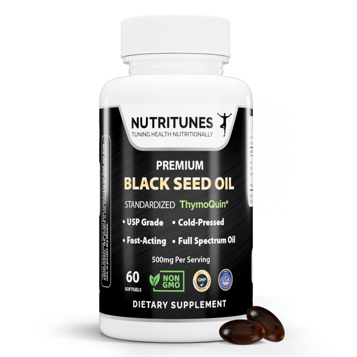 Nutritunes Black Seed Oil 3% Thymoquinone Standardized