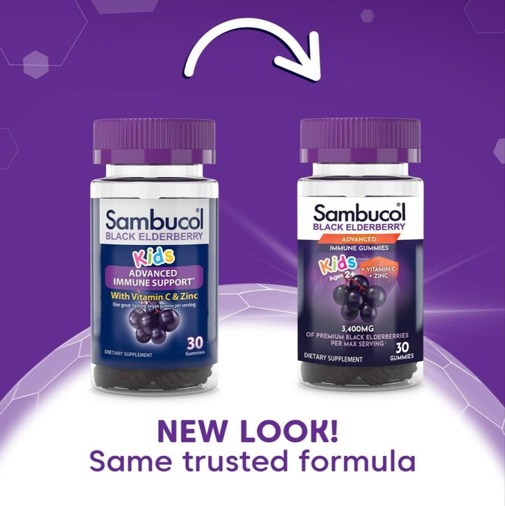 Sambucol Black Elderberry Gummies for Kids