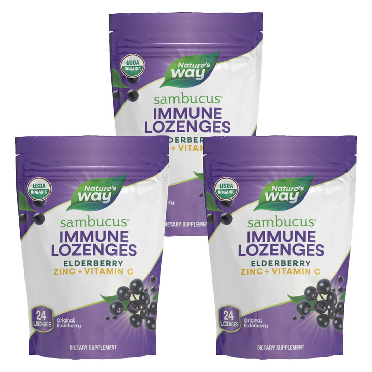 Natures Way Sambucus Immune Lozenges
