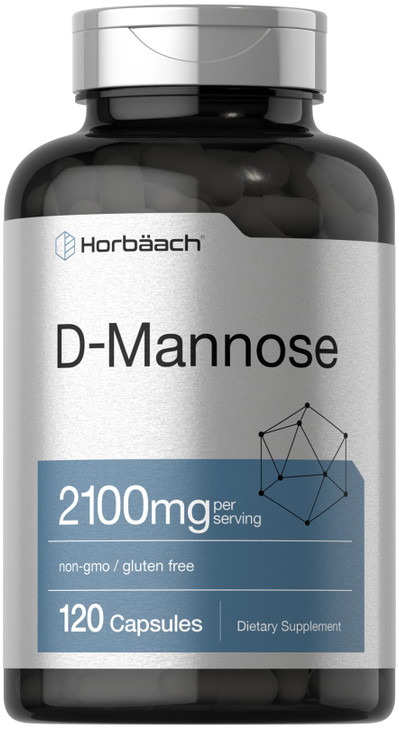 Horbäach D-Mannose Supplement 2100mg - 120 Capsules