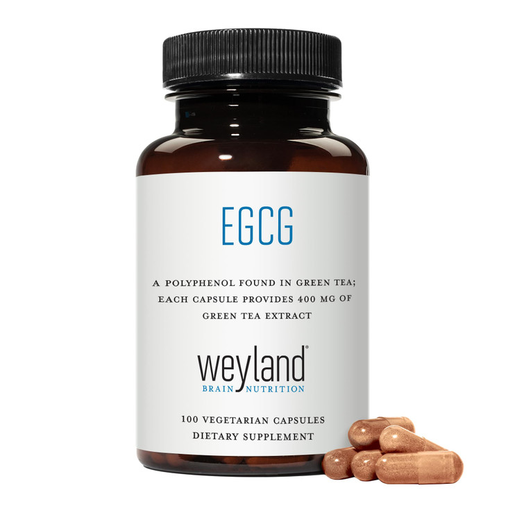 EGCG Green Tea Extract, High Antioxidant, Heart Support & Brain Health, Green