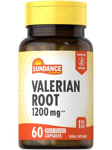 Sundance Valerian Root Supplement - 60 Quick Release Capsules