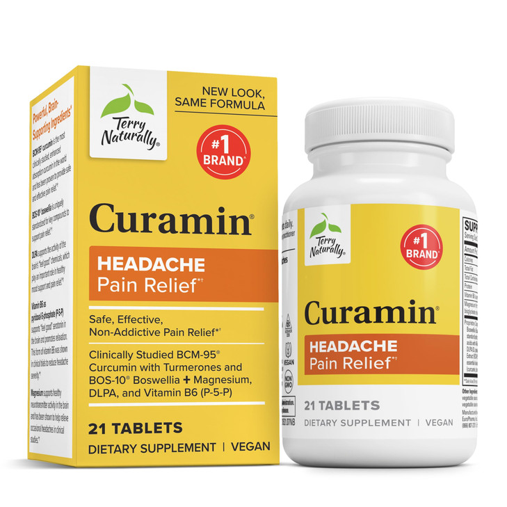 Terry Naturally Curamin Headache Relief, Travel Size